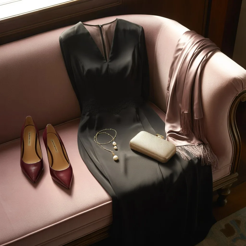 Abendoutfit: Eleganz und Verführung gekonnt vereint